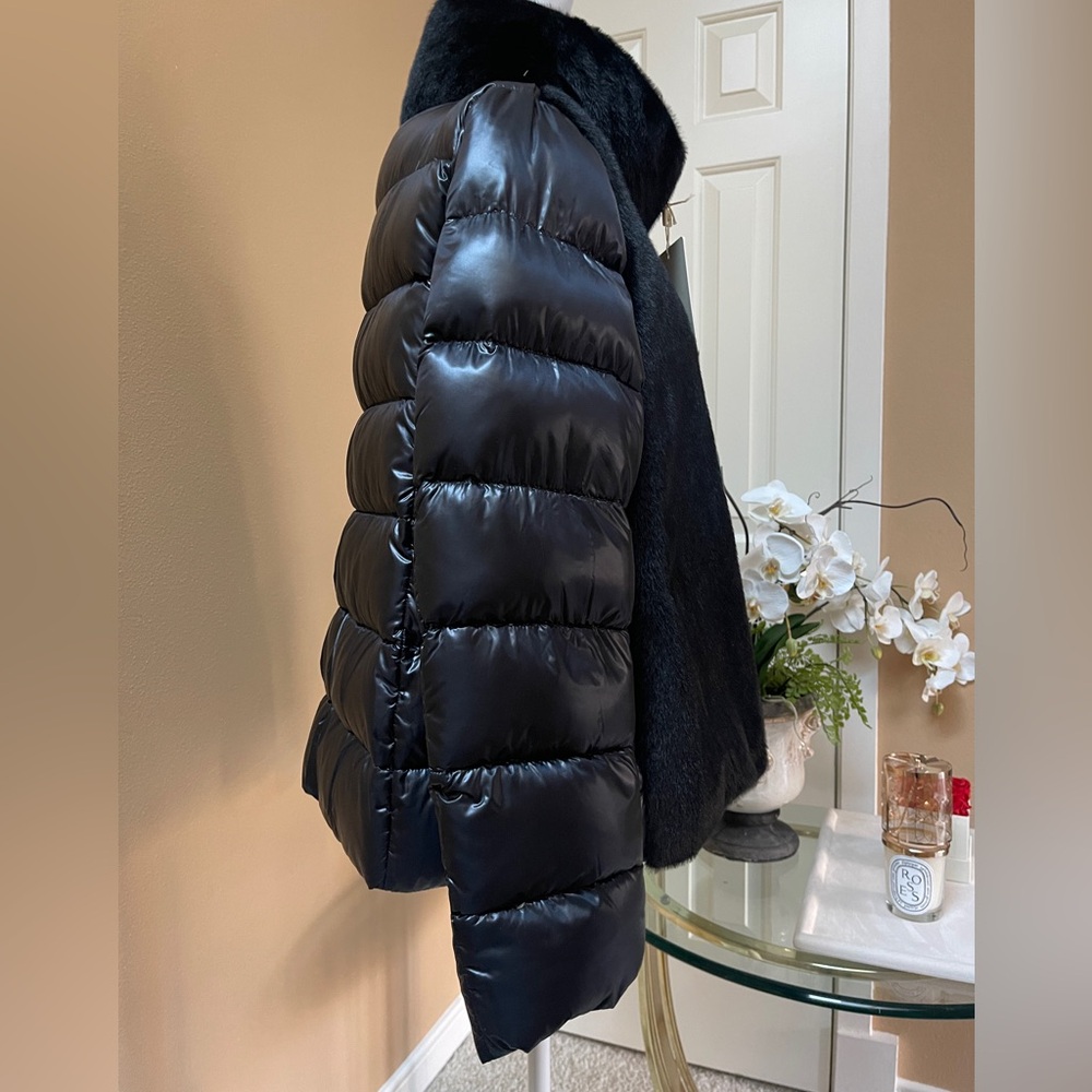 Herno Black Jacket size 48 NEW $675 - Picture 16 of 17